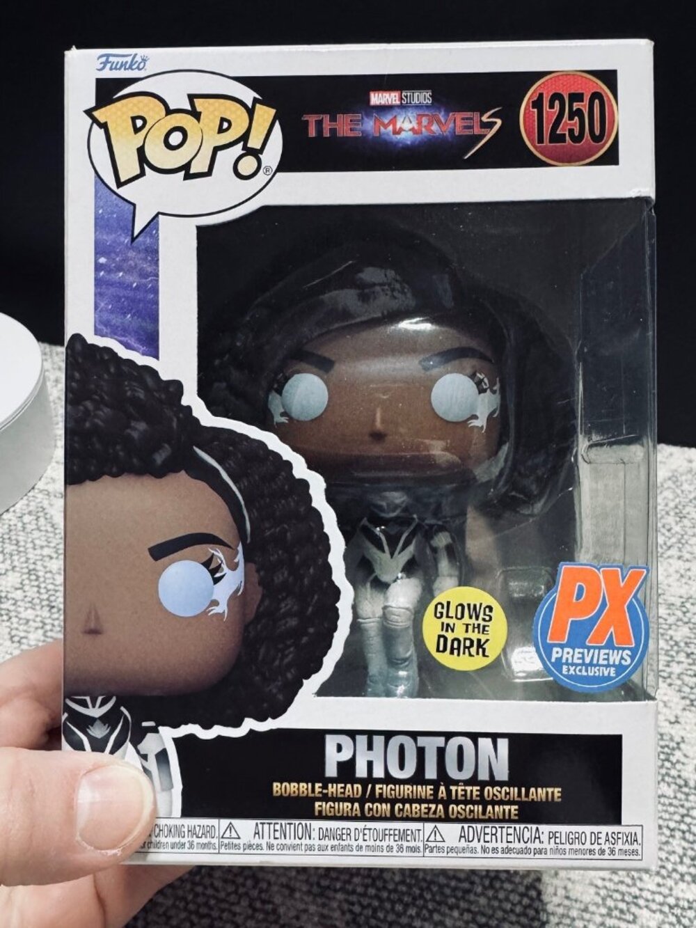 Funko Pop! Marvel- The Marvels- Photon #1250 (Glow In The Dark)